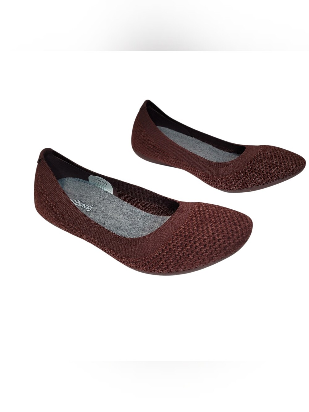 Allbirds Tree Breezer Brown Ballet Flats Size 5.5